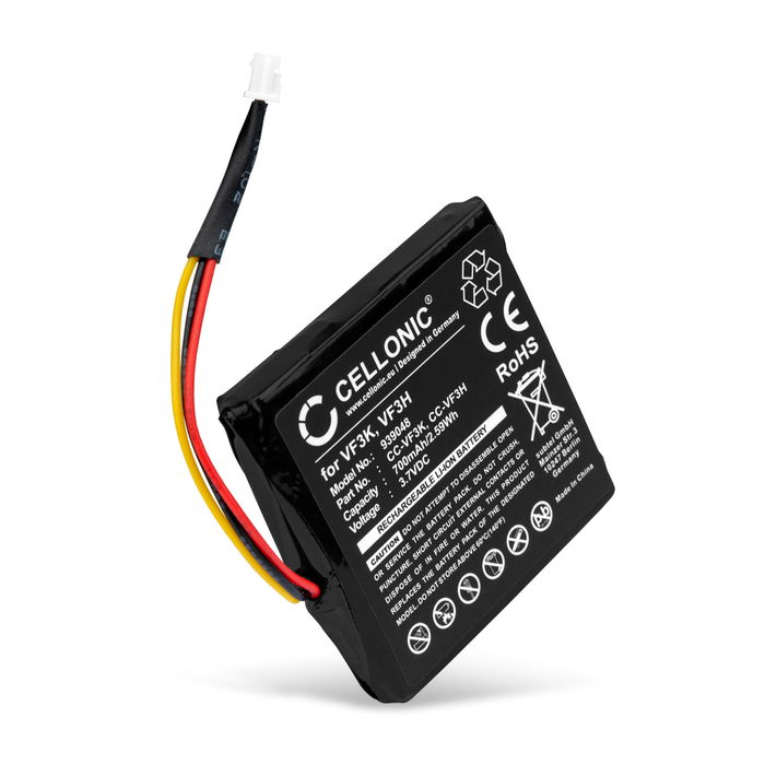 Batteria di ricambio per TomTom VF3K batteria sostitutiva 700mAh , per terminale GPS navigatore