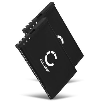 2x Batteria CELLONIC 523455 1S1P per telefono Bea-fon S200 / S210 Ricambio affidabile da 1100mAh per il tuo cellulare smartphone