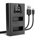 Dual Charger + USB Cable