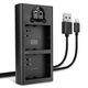 Doppelladegerät + USB Kabel