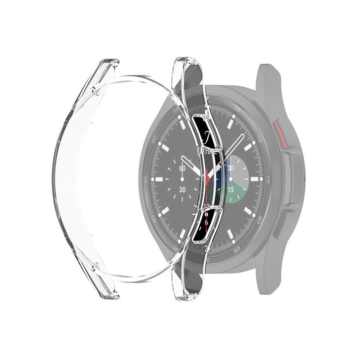 subtel Protection pour Samsung Galaxy Watch 4 Classic (46mm) - coque couleur Transparent anti rayure pour la monture de votre montre connectée.