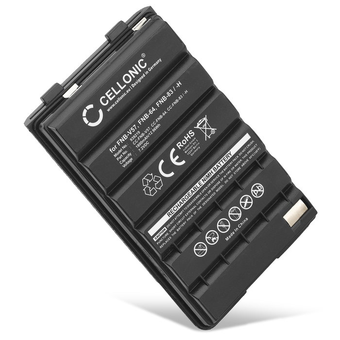 Yaesu FNB-83 Batterie 1800mAh de CELLONIC