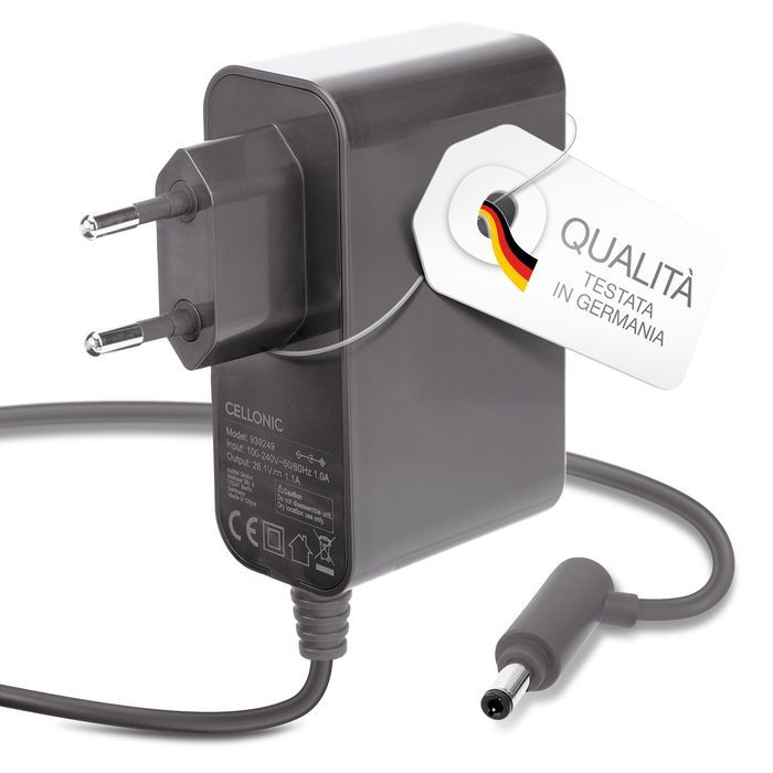 Caricabatteria per aspirapolvere Dyson V6/V7/V8 series, 1100mA 26.1V (1100mA) marca CELLONIC