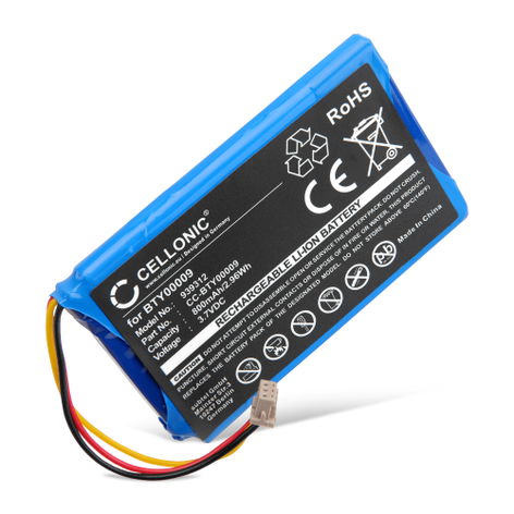 Batterie pour Ingenico Vital Act 3S; LEC-V03.00-0242 BTY00009, FPS16020002419 (800mAh, 3.7V) de CELLONIC