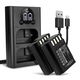 2x Batteria 2250mAh + Caricabatterie Doppio