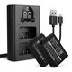 2x Batteria 1280mAh + Caricabatterie Doppio