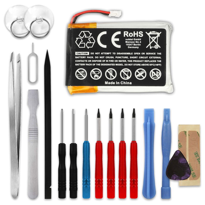 Garmin Fenix 5 Akku + Werkzeug-Set 230mAh Ersatzakku Batterie von CELLONIC