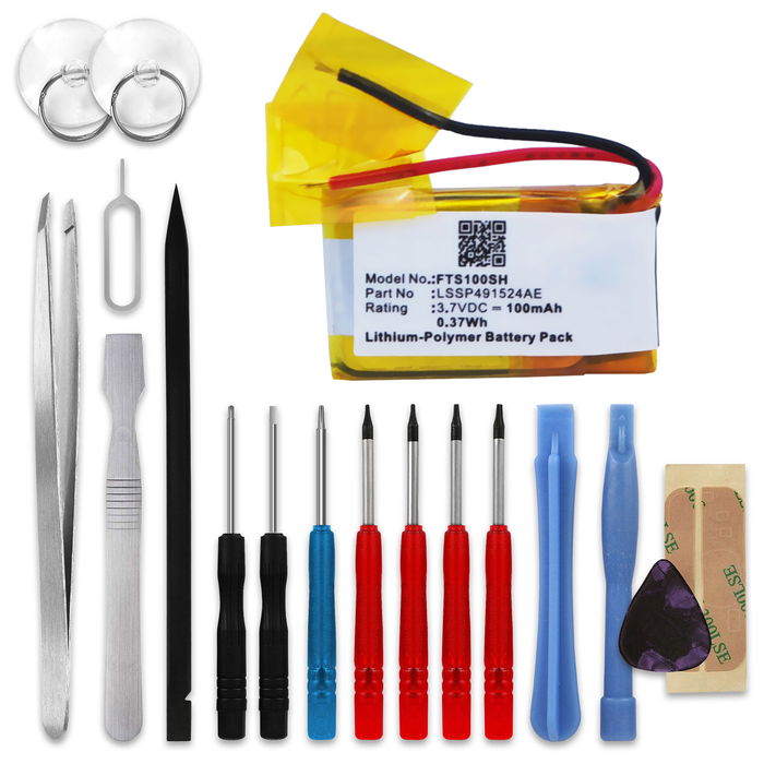 FitBit Surge Batterie + kit d'outils 100mAh de subtel