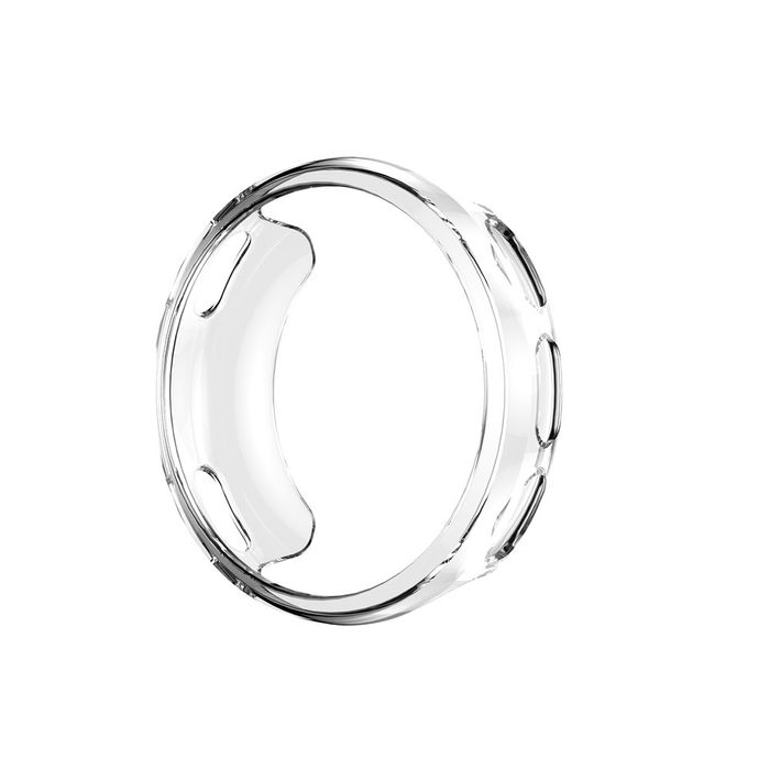 Protezione subtel in TPU per Polar Vantage V2 custodia assorbi-urti per smartwatch, Trasparente, cover protettiva di bordi, ghiera, lunette e anse