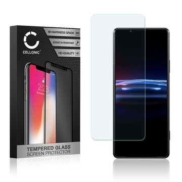 Vetro temperato CELLONIC per Sony Xperia Pro-I, screen protector (3D Case-friendly 9H 0,33mm Full Glue) Trasparente Pellicola salva schermo per telefono cellulare smartphone