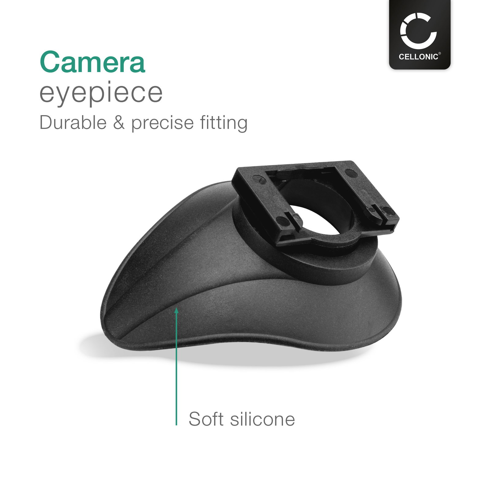 Black Viewfinder Rubber Eye Cup Replacement Eyepiece Eyecup Camera Eyes - View #3
