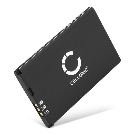 Batteria per Yealink W56H; W59R; W76P; W56P; W60P; W77P; W79P W56-BATT, YL-5J (1300mAh, 3.7V) di CELLONIC