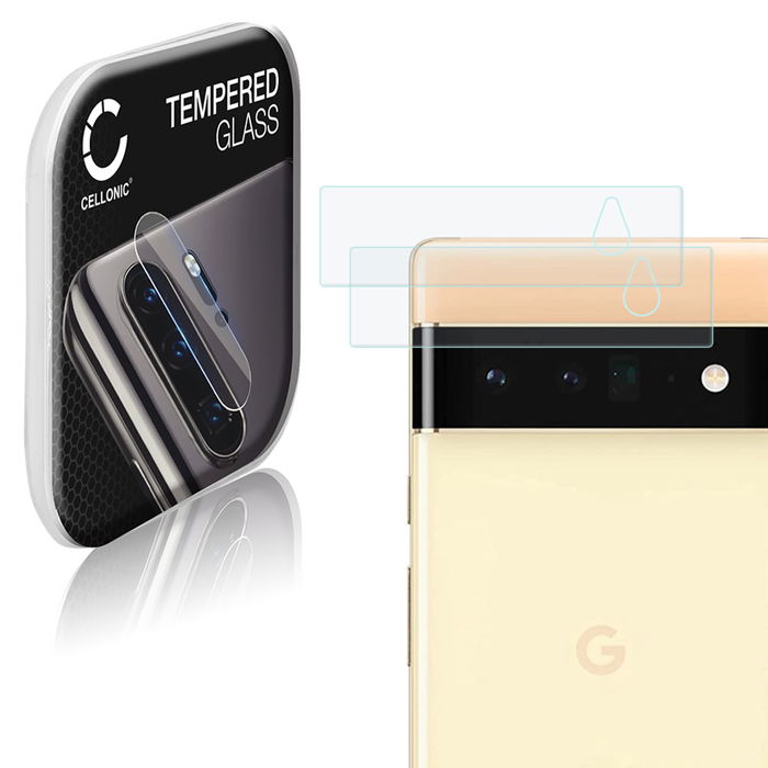 2x Google Pixel 6 Pro Protecteur d'écran 9H en verre trempé Film de protection en verre trempé de CELLONIC