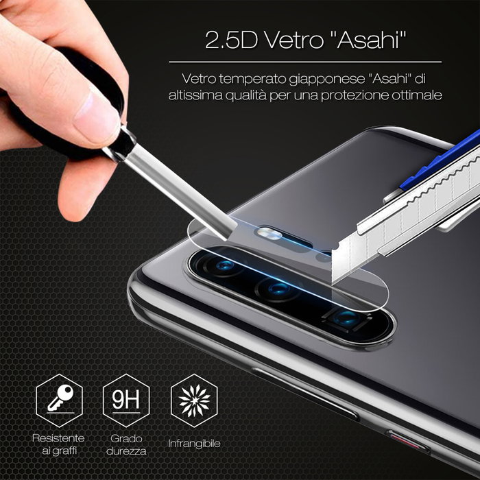 Accessorio Protezione Telefono Pellicola Vetro Temperato Per Fotocamera Google Pixel 8 Pro - 3 Pezzi, Durezza 9H, Antigraffio, Ultra Trasparente Kit 3 Pellicole Pixel 8 Pro