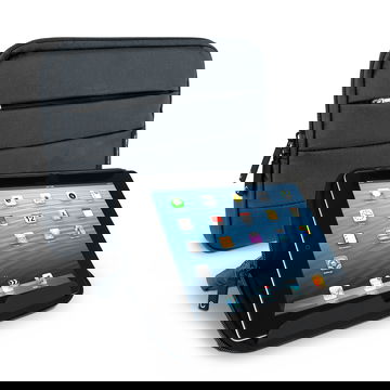 CELLONIC Custodia universale in nylon grigio per tablet da 10,1'' - Case protettivo con bolle antiurto, anti-shock, idrorepellente, compatibile anche con e-reader/laptop