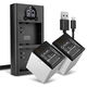 2x 3000mAh 7.2V + Chargeur Double
