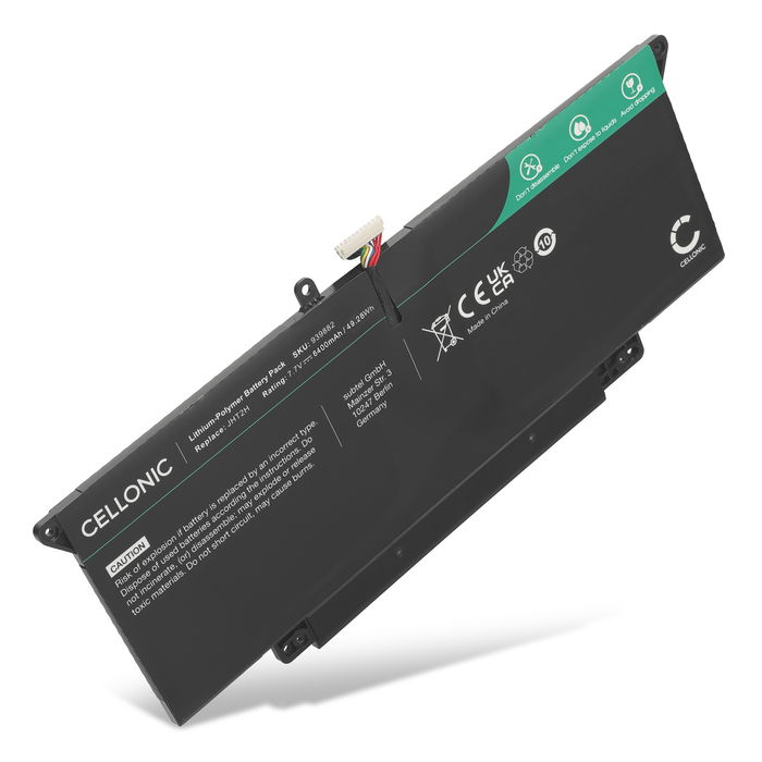 Akku für Dell Latitude 7310 Laptop, 7.6V Ersatzakku 6400mAh Batterie
