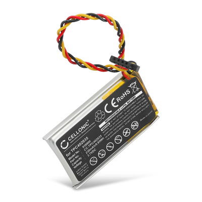 Batteria TPC402035 per fotocamera Mio MiVue 508 518 528 538 568 588 608 618 658 688 698 792 Affidabile ricambio da 230mAh, marca CELLONIC