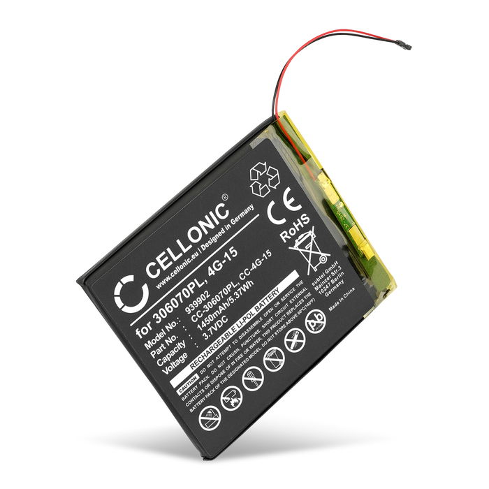 PocketBook 306070PL Akku 1450mAh Ersatzakku Batterie von CELLONIC