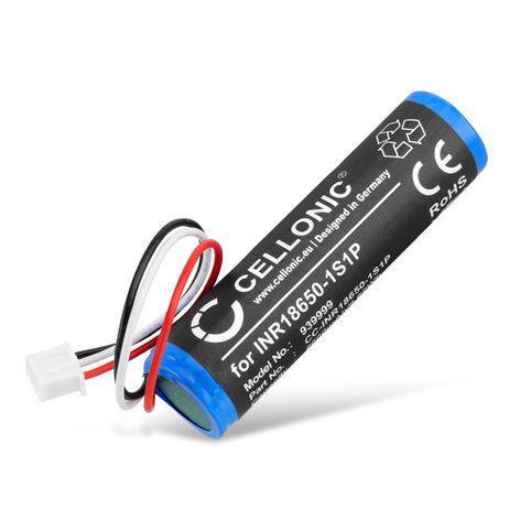 Batterie pour Theradome LH40; LH80 Pro, LH80 INR18650-1S1P (2600mAh, 3.7V) de CELLONIC
