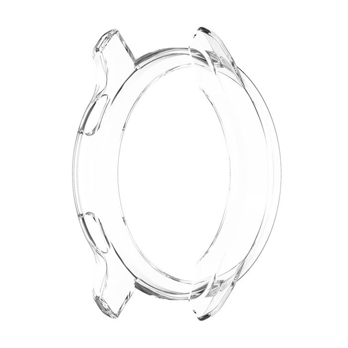 Protezione subtel in TPU per Garmin Venu 2S custodia assorbi-urti per smartwatch, Trasparente, cover protettiva di bordi, ghiera, lunette e anse