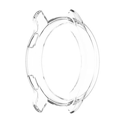 Protezione subtel in TPU per Garmin Venu 2S custodia assorbi-urti per smartwatch, Trasparente, cover protettiva di bordi, ghiera, lunette e anse