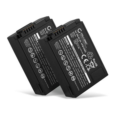 2x Batteria EN-EL25, VFB12502 per fotocamera Nikon Z fc / Z 50 / Z 30 Affidabile ricambio da 1280mAh, marca CELLONIC
