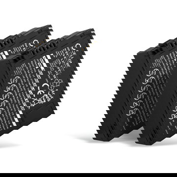 2x Batterie 1280mAh pour appareil photo Nikon Z 50, Z fc - Remplacement modèle EN-EL25, VFB12502