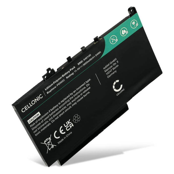 Dell Latitude E7470 Batteria della subtel 3600mAh 11.4V