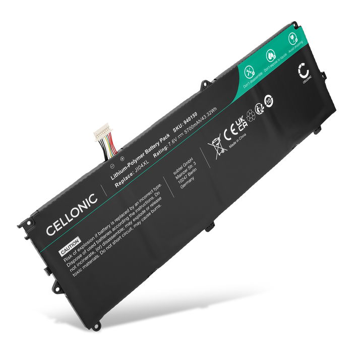HP Elite x2 1012 Gen 2 Batterie 7.7V 5700mAh de subtel