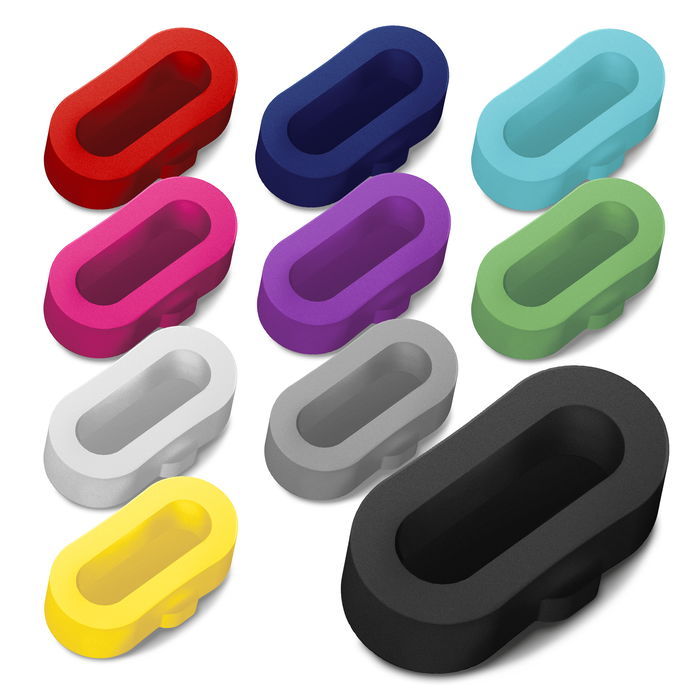 10x Tappi antipolvere multicolore per smartwatch Garmin Fenix 6 X Pro GARMIN FENIX 6 garmin forerunner 45 Tappini in Silicone coperchi, linguette protettve