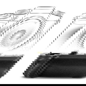 DMW-BGGH3 Grip d'alimentation pour Panasonic Lumix GH3, GH3A, GH3H, GH4, GH4A - Poignée de batterie pour appareils photo de CELLONIC