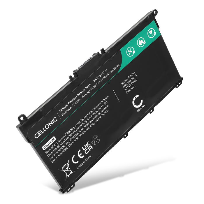Batterie pour PC portable HP Pavilion x360 14-cd Accu 3400mAh - Batterie neuve de rechange ordinateur