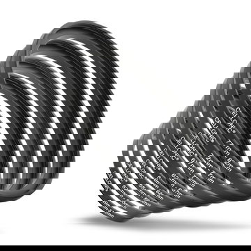 Kit adaptateurs filtres d'objectifs - 8 bagues step up pour adapter des filtres de 52 à 82 mm sur un objectif plus petit (49 à 79 mm)