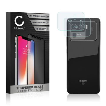 2x Vetro temperato CELLONIC per Xiaomi Mi 11 Ultra, screen protector (Pellicola protettiva 9H 0,33mm Full Glue) Trasparente Pellicola salva schermo per telefono cellulare smartphone