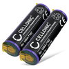 2x Batteria 1800mAh