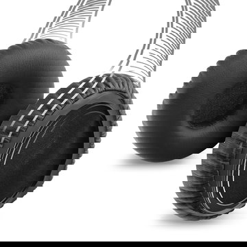 Kit di 2 cuscinetti di ricambio per apparecchi auricolari, cuffie headset JBL Synchros E40, E40BT, S400, T450 paraorecchie, earpads, sostituzione spugnette con comoda imbottitura