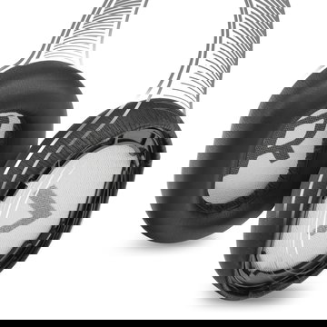 Headset Ersatz Ohrpolster aus Schaumstoff für Plantronics BackBeat Pro 2, Voyager 8200 UC Kopfhörer, Headphone Pads, Ohrhörer Polster, Ersatzpolster Kopfhörerpolster Kissen, Earpads