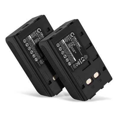 2x Batteria per Sony CCD-F55, CCD-380, CCD-TR2000, CCD-F35, CCD-20061, CCD-V900, CCD-V5000 NP-33 NP-55 NP-66 NP-68 (4200mAh, 6V) marca CELLONIC