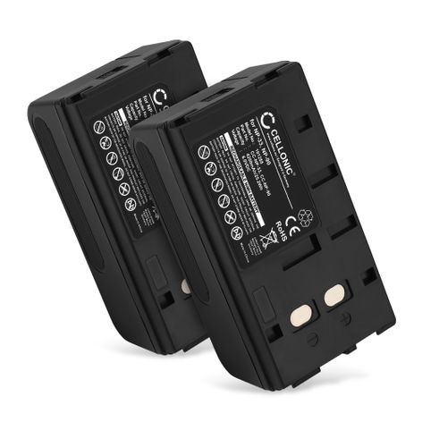 2x Batterie pour Appareils Photo Sony GV8; 10D; CCD-20061; CCD-335E; CCD-35; GV-5K NP-33 NP-55 NP-66 NP-68 (4200mAh, 6V) de CELLONIC