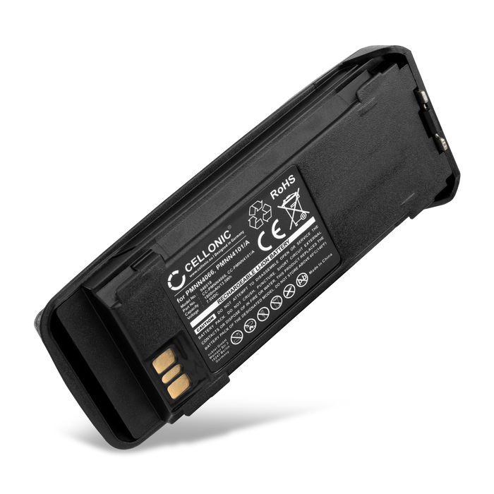 Batterie pour Motorola DP3400, DR3000, DP3600, MTR2000, DP3601, DP3401, MTR3000, P6500, XPR6550, P8200, P8260 7.5V 1800mAh Lithium Ion de CELLONIC