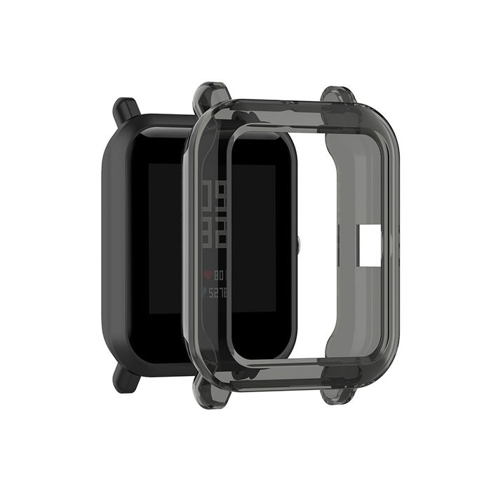 subtel Protection pour Amazfit Bip, Bip Lite, Bip S - coque couleur noir anti rayure pour la monture de votre montre connectée.