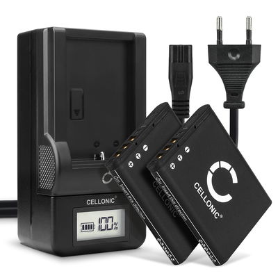 Batteria VW-VBX070 per fotocamera Panasonic HX-DC1, HX-DC2, HX-DC3, HX-DC10, HX-WA10 Affidabile ricambio da 740mAh, marca CELLONIC