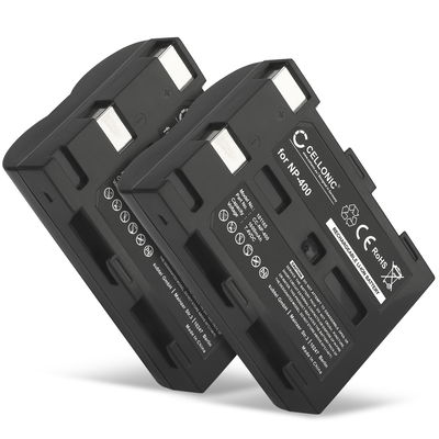 2x Batterie pour Pentax K20D / K10D / Pentax D-LI50 1600mAh de CELLONIC