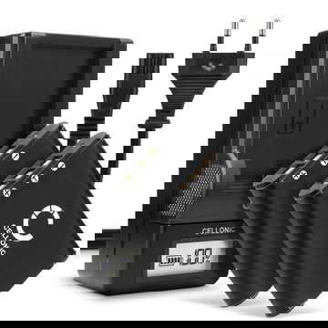 2x Ersatz Akku EN-EL11 + Ladegerät MH-64 für Nikon Coolpix S550 Coolpix S560 Kamera - 600mAh Ersatzakku Batterie, Ladekabel, Akkuladegerät