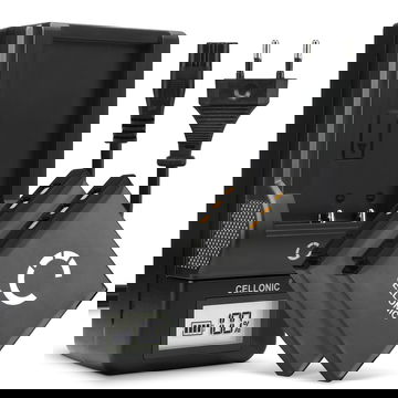 2x Akku für Kodak Easyshare M1033 M1093 IS M2008 V1073 V1233 V1253 V1273 PlaySport Zx3 PlayTouch Zi10 Zi8 700mAh + Ladegerät von CELLONIC