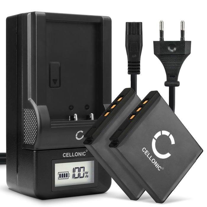 2x Kodak Easyshare M1033 Akku, 700mAh Kamera Ersatzakku + Ladegerät, Batterie