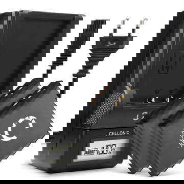 2x Batterie pour Kodak Easyshare M1033 M1093 IS M2008 V1073 V1233 V1253 V1273 PlaySport Zx3 PlayTouch Zi10 Zi8 700mAh + Chargeur de CELLONIC