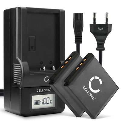 2x Batterie pour Kodak Easyshare M1033 M1093 IS M2008 V1073 V1233 V1253 V1273 PlaySport Zx3 PlayTouch Zi10 Zi8 700mAh + Chargeur de CELLONIC