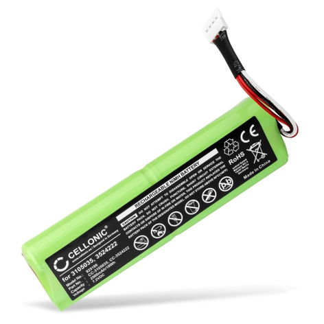 Akku für Fluke Ti10, Ti-10, Ti-20, Ti25, Ti-25, TiR, TiR1 3105035 3524222 (2500mAh, 7.2V) von CELLONIC